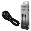Kabel USB-A/USB-C czarny 2m ME61664 Eco Light