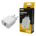 Ładowarka sieciowa 20W USB-A biała ML61700 Eco Light