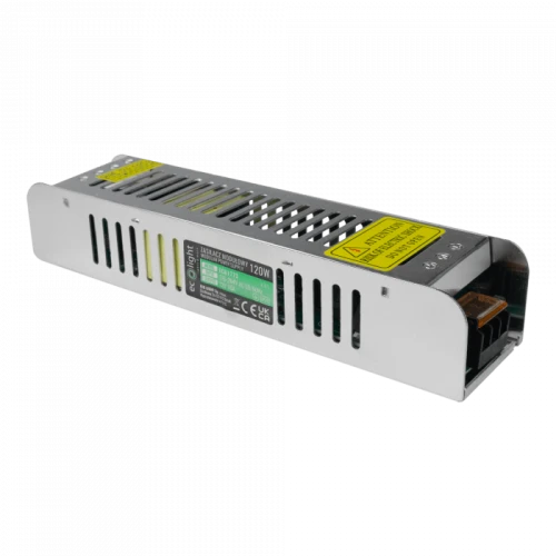 Zasilacz LED 120W 12V 10A IP20 SLIM 188x46x35 EC61773 Eco Light