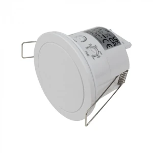 Mikrofalowy czujnik ruchu hermetyczny CM-5B IP65 Biały 360st. P/T max 2000W detekcja ruchu 2-6m EC61832 Eco Light
