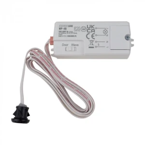 Wyłącznik bezdotykowy PIR 2w1 WP-4B uruchamiany ruchem ręką lub drzwi max. 500W detekcja ruchu 5-6cm EC61833 Eco Light
