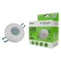 Czujnik ruchu PIR CP-15B Biały 360st 2w1 natynk/podtynk max 1200W detekcja ruchu do 8m EC61834 Eco Light