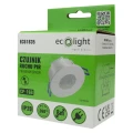 Czujnik ruchu PIR CP-16B Biały 360st. podtynkowy max 1200W detekcja ruchu do 8m EC61835 Eco Light