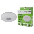 Czujnik ruchu PIR ultra soniczny SLIM CP-18B Biały 360st N/T max 2000W detekcja ruchu i dźwięku EC61837 Eco Light