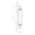 Kinkiet Goldlux VINTAGE E27 T30 czarny – 337078