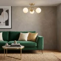 Lampa sufitowa Goldlux BIANCA TWIST 3 biało-złota 3xE14 – 341648