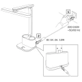 Lampka biurkowa Goldlux BARI LED biała 4000K – 325013