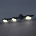 Lampa ścienno-sufitowa Goldlux JOY 3xGX53 z żarówką LED czarna – 326263