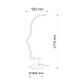 Lampa podłogowa Goldlux STRANGER LED 25W 4000K czarna – 330154