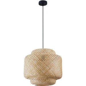 Lampa wisząca Goldlux BERTA 1xE27 beżowa – 328410