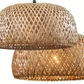 Lampa wisząca beżowa Goldlux KORFU 1xE27 – 329110