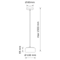 Lampa wisząca Goldlux OFELIA 1xGX53 amber 4000K – 331274