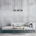 Lampa wisząca Goldlux OFELIA 3xGX53 smoky 4000K – 331281