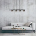 Lampa wisząca Goldlux OFELIA 4xGX53 smoky 4000K – 331304