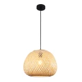 Lampa wisząca Goldlux ZANZIBAR 1xE27 naturalna beżowa – 329196