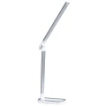 Lampka biurkowa Goldlux MADERA LED 4000K biało srebrna – 324955