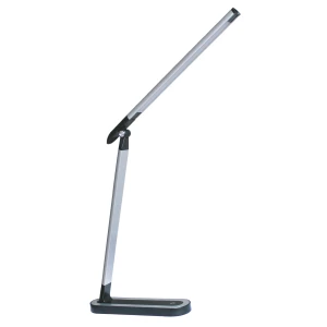 Lampka biurkowa Goldlux MADERA LED 4000K czarno srebrna – 324962