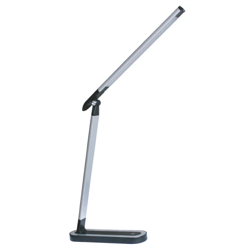 Lampka biurkowa Goldlux MADERA LED 4000K czarno srebrna – 324962