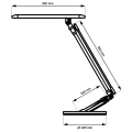 Lampka biurkowa Goldlux OPTIMUM LED biała 3000K-6000K – 324979