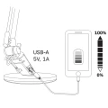 Lampka biurkowa Goldlux OPTIMUM LED srebrna 3000K-6000K – 324986