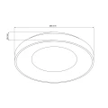 Plafon Goldlux WITOLD 40 LED pilot IP44 – 326713
