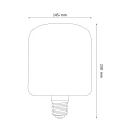 Żarówka LED Goldlux E27 FILAMENT JP142 4W DecoVintage Amber 1800K – 317919