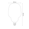 Żarówka LED Goldlux E27 FILAMENT S180 4W DecoVintage Amber 1800K – 317858