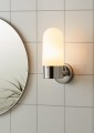 ZEN Kinkiet 1L Chrom/Biały IP44 107799 Markslojd