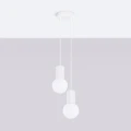 Lampa wisząca HALO 2P biała SL.1971 SOLLUX