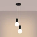 Lampa wisząca HALO 2P czarna SL.1972 SOLLUX
