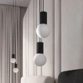 Lampa wisząca HALO 2P czarna SL.1972 SOLLUX