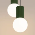 Lampa wisząca HALO 2P zielona oliwka SL.1974 SOLLUX