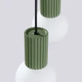 Lampa wisząca HALO 2P zielona oliwka SL.1974 SOLLUX