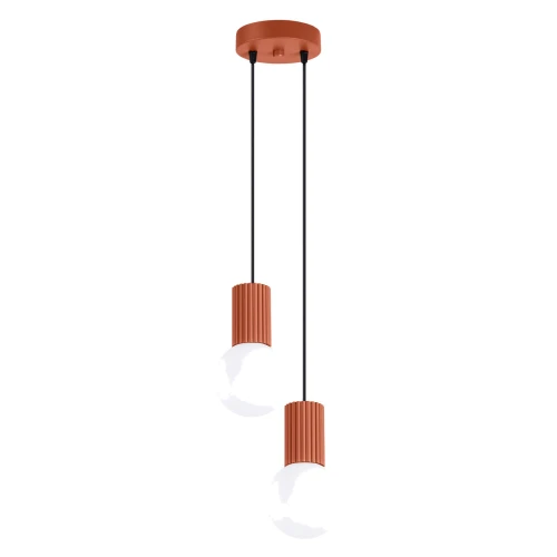Lampa wisząca HALO 2P ochra czerwona SL.1975 SOLLUX