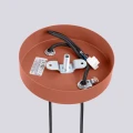 Lampa wisząca HALO 2P ochra czerwona SL.1975 SOLLUX