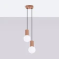 Lampa wisząca HALO 2P mocca SL.1976 SOLLUX