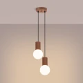 Lampa wisząca HALO 2P mocca SL.1976 SOLLUX