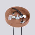 Lampa wisząca HALO 2P mocca SL.1976 SOLLUX
