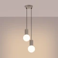Lampa wisząca HALO 2P taupe SL.1978 SOLLUX