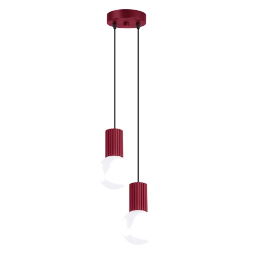 Lampa wisząca HALO 2P burgund SL.1979 SOLLUX
