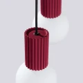 Lampa wisząca HALO 2P burgund SL.1979 SOLLUX