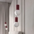 Lampa wisząca HALO 2P burgund SL.1979 SOLLUX