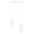 Lampa wisząca HALO 2L biała SL.1981 SOLLUX