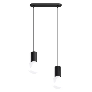 Lampa wisząca HALO 2L czarna SL.1982 SOLLUX