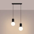 Lampa wisząca HALO 2L czarna SL.1982 SOLLUX