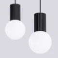 Lampa wisząca HALO 2L czarna SL.1982 SOLLUX