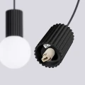 Lampa wisząca HALO 2L czarna SL.1982 SOLLUX