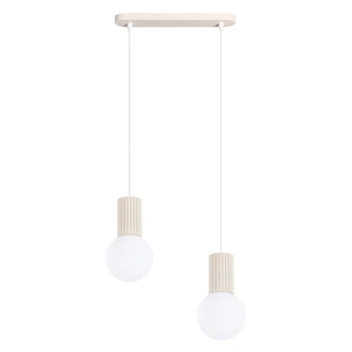 Lampa wisząca HALO 2L beżowa SL.1983 SOLLUX