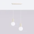 Lampa wisząca HALO 2L beżowa SL.1983 SOLLUX
