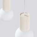 Lampa wisząca HALO 2L beżowa SL.1983 SOLLUX
